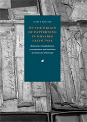 Cover of 'On the Origin of Patterning of Movable Latin Type'