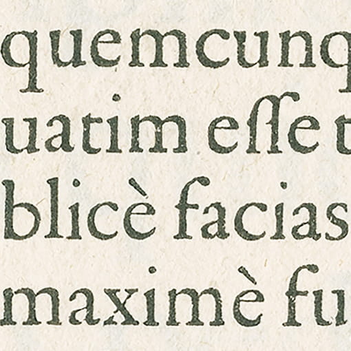 Reale Romaine by Hendrik van den Keere, printed by Christopher Plantin